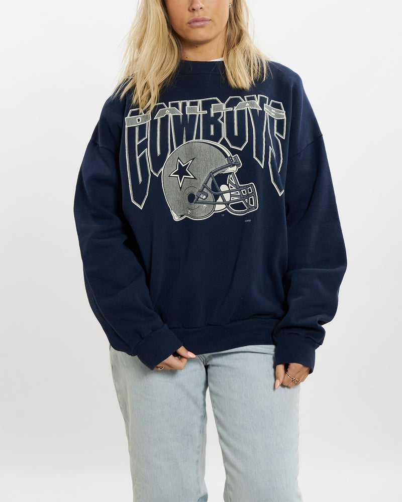 Vintage 90s Dallas Cowboys Sweatshirt <br>M , The Real Deal , newtown, sydney, australia, thrift store, opshop, preloved, secondhand, sustainable, retro, antique, 70s, 80s, 90s, 2000s, 00s, fashion, clothing, streetwear, trendy, garment, style, boutique, store, shop, archive, sale, cheap, best, top