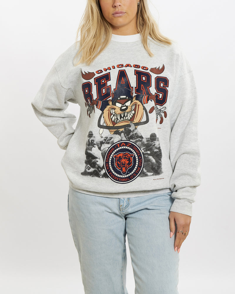 Vintage 1992 Chicago Bears x Taz Devil Sweatshirt <br>L