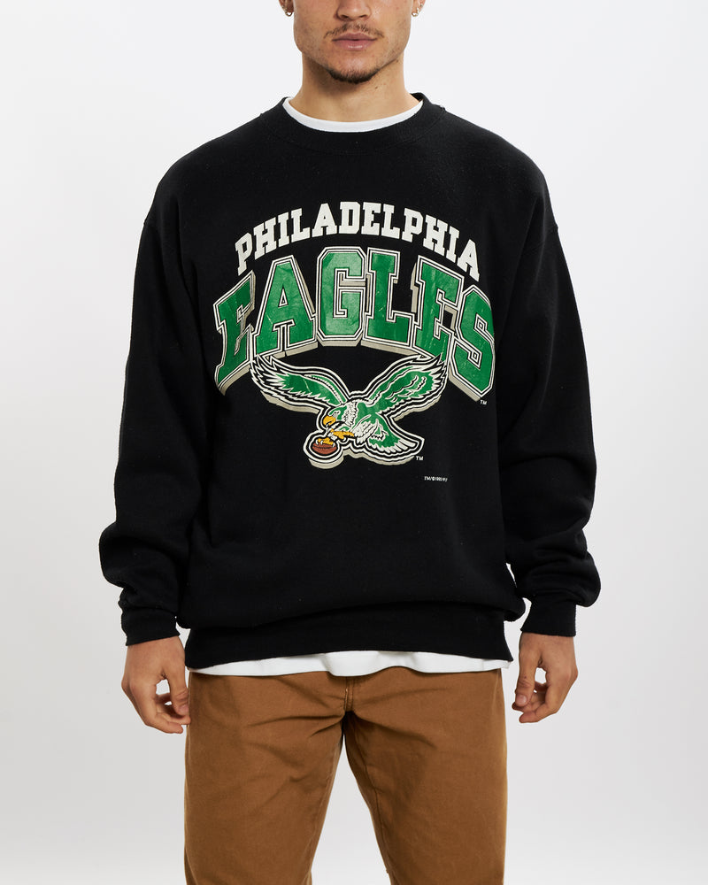 Vintage 1993 Philadelphia Eagles Sweatshirt <br>L , The Real Deal , newtown, sydney, australia, thrift store, opshop, preloved, secondhand, sustainable, retro, antique, 70s, 80s, 90s, 2000s, 00s, fashion, clothing, streetwear, trendy, garment, style, boutique, store, shop, archive, sale, cheap, best, top