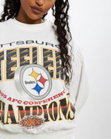 1996 Pittsburgh Steelers Championship Sweatshirt <br>XXS