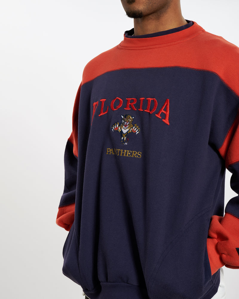 Vintage 90s Florida Panthers Sweatshirt <br>L