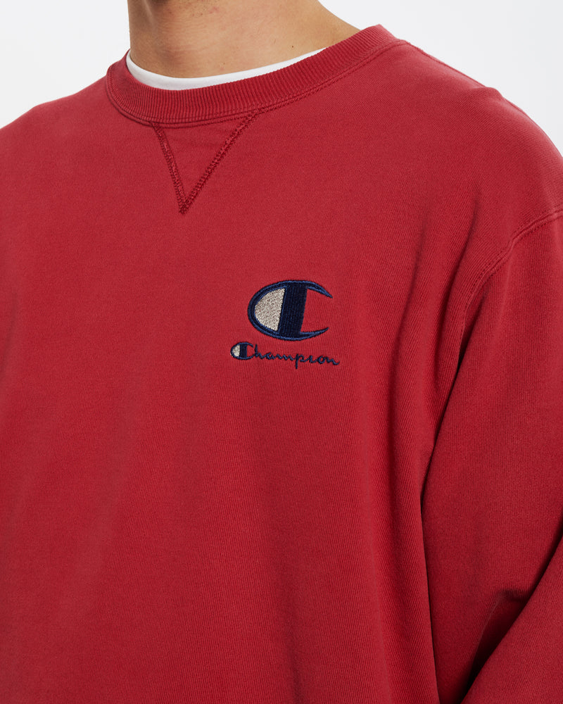 Vintage 90s Champion Embroidered Sweatshirt <br>XL