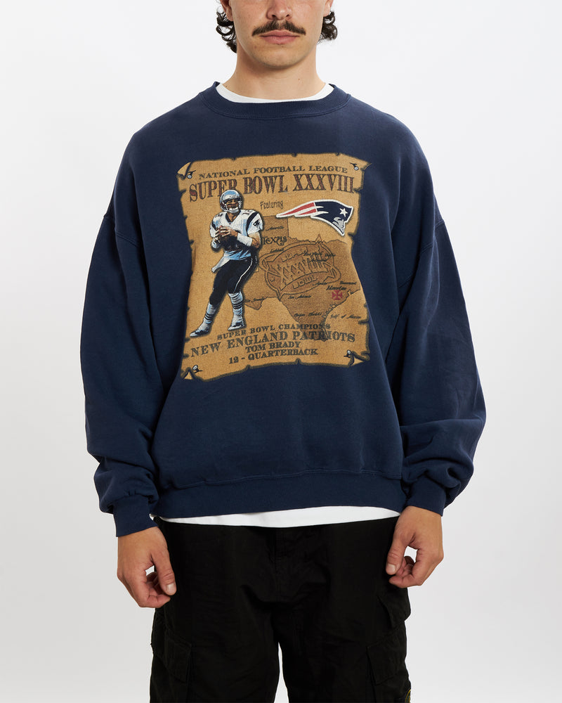 Vintage New England Patriots Sweatshirt <br>L