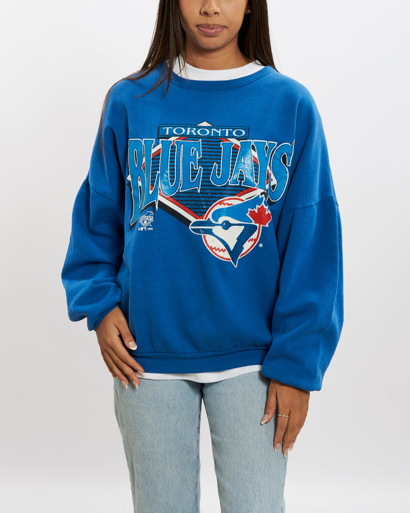 Vintage 1994 Toronto Blue Jays Sweatshirt <br>M , The Real Deal , newtown, sydney, australia, thrift store, opshop, preloved, secondhand, sustainable, retro, antique, 70s, 80s, 90s, 2000s, 00s, fashion, clothing, streetwear, trendy, garment, style, boutique, store, shop, archive, sale, cheap, best, top