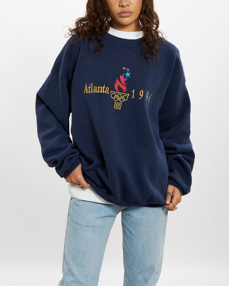 Vintage 1996 Atlanta Olympics Embroidered Sweatshirt <br>S