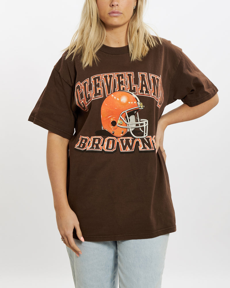 Vintage 90s Cleveland Browns Tee <br>M , The Real Deal , newtown, sydney, australia, thrift store, opshop, preloved, secondhand, sustainable, retro, antique, 70s, 80s, 90s, 2000s, 00s, fashion, clothing, streetwear, trendy, garment, style, boutique, store, shop, archive, sale, cheap, best, top