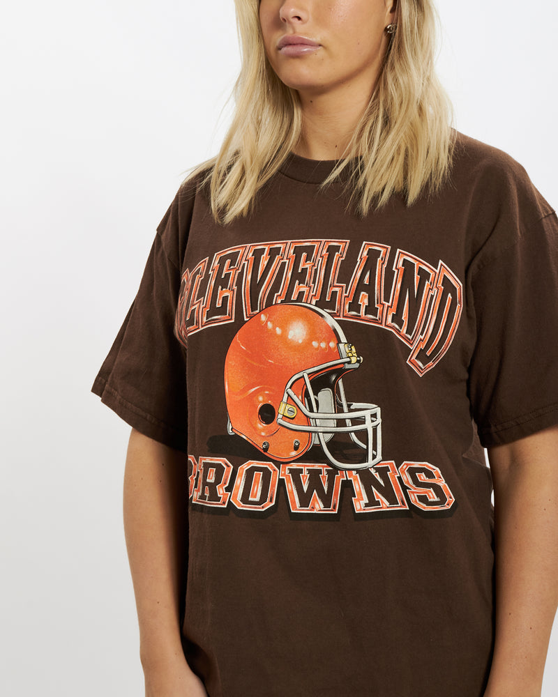 Vintage 90s Cleveland Browns Tee <br>M , The Real Deal , newtown, sydney, australia, thrift store, opshop, preloved, secondhand, sustainable, retro, antique, 70s, 80s, 90s, 2000s, 00s, fashion, clothing, streetwear, trendy, garment, style, boutique, store, shop, archive, sale, cheap, best, top