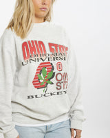 Vintage 90s Ohio State University Sweatshirt <br>M , The Real Deal , newtown, sydney, australia, thrift store, opshop, preloved, secondhand, sustainable, retro, antique, 70s, 80s, 90s, 2000s, 00s, fashion, clothing, streetwear, trendy, garment, style, boutique, store, shop, archive, sale, cheap, best, top