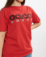 Vintage 90s Adidas Soccer Tee <br>M