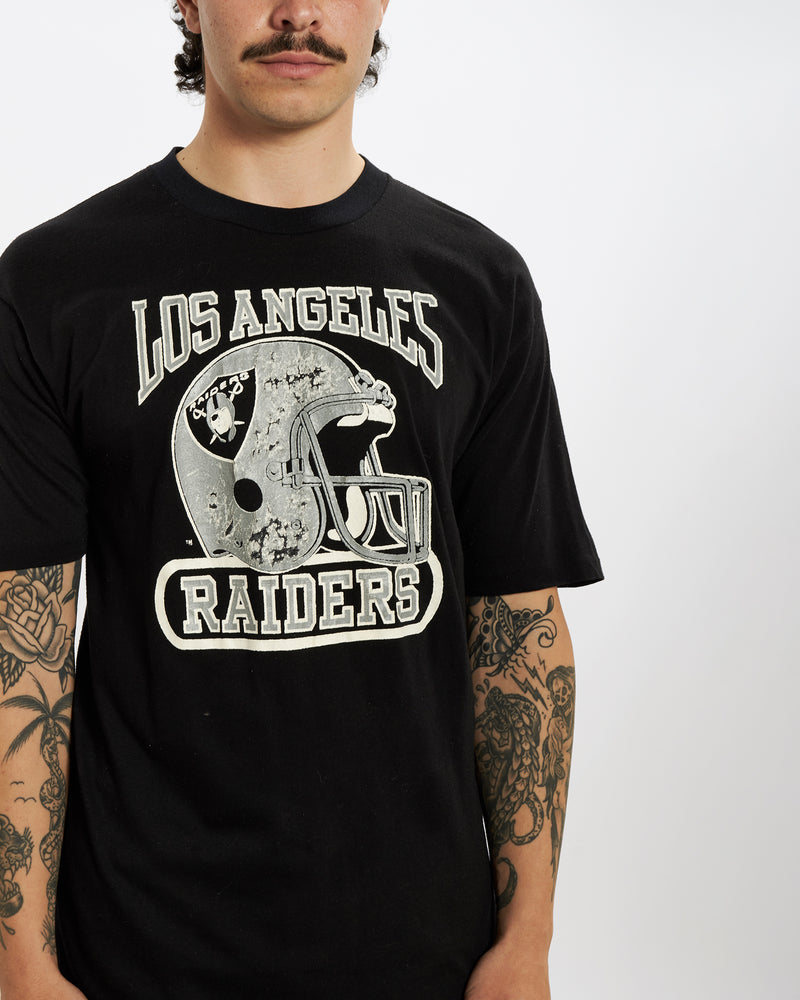 Vintage 80s Los Angeles Raiders Tee <br>L , The Real Deal , newtown, sydney, australia, thrift store, opshop, preloved, secondhand, sustainable, retro, antique, 70s, 80s, 90s, 2000s, 00s, fashion, clothing, streetwear, trendy, garment, style, boutique, store, shop, archive, sale, cheap, best, top