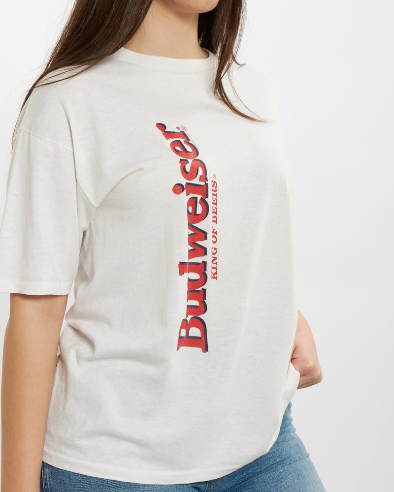 Vintage 80s Budweiser Tee <br>M , The Real Deal , newtown, sydney, australia, thrift store, opshop, preloved, secondhand, sustainable, retro, antique, 70s, 80s, 90s, 2000s, 00s, fashion, clothing, streetwear, trendy, garment, style, boutique, store, shop, archive, sale, cheap, best, top