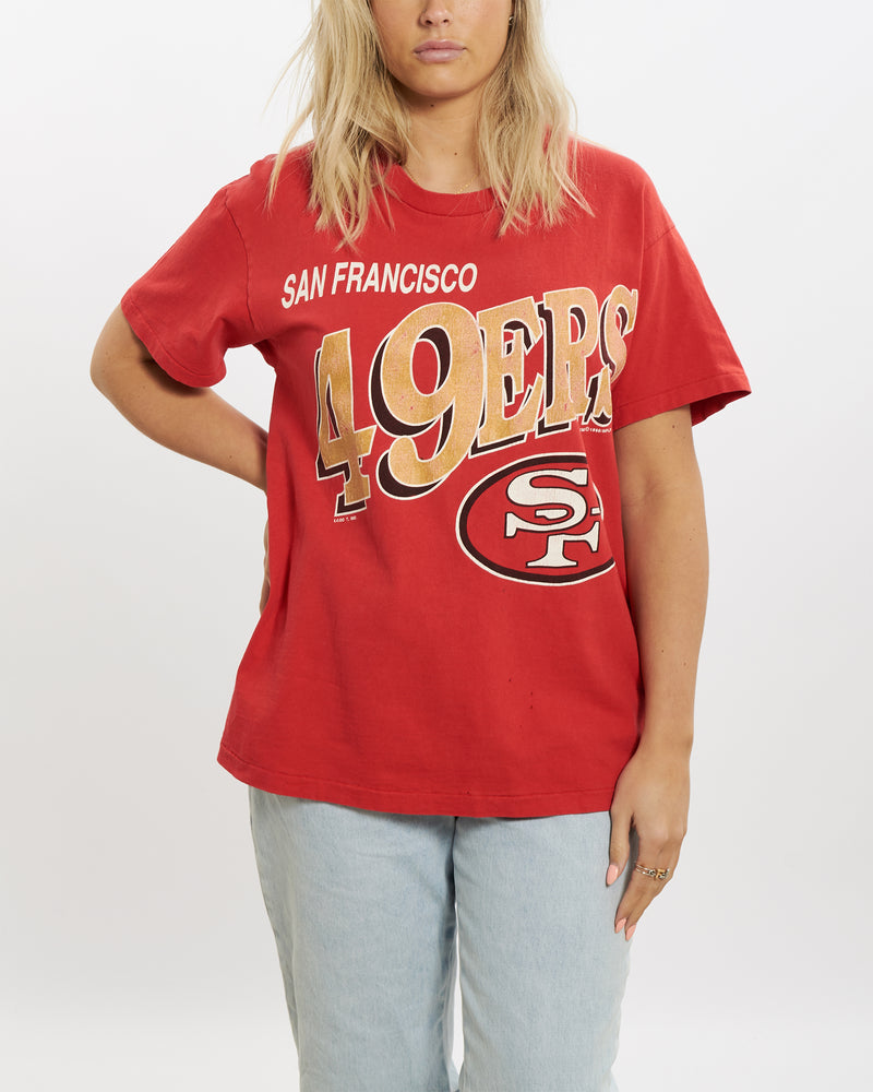 Vintage 1990 San Francisco 49ers Tee <br>M , The Real Deal , newtown, sydney, australia, thrift store, opshop, preloved, secondhand, sustainable, retro, antique, 70s, 80s, 90s, 2000s, 00s, fashion, clothing, streetwear, trendy, garment, style, boutique, store, shop, archive, sale, cheap, best, top