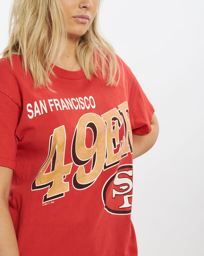 Vintage 1990 San Francisco 49ers Tee <br>M , The Real Deal , newtown, sydney, australia, thrift store, opshop, preloved, secondhand, sustainable, retro, antique, 70s, 80s, 90s, 2000s, 00s, fashion, clothing, streetwear, trendy, garment, style, boutique, store, shop, archive, sale, cheap, best, top