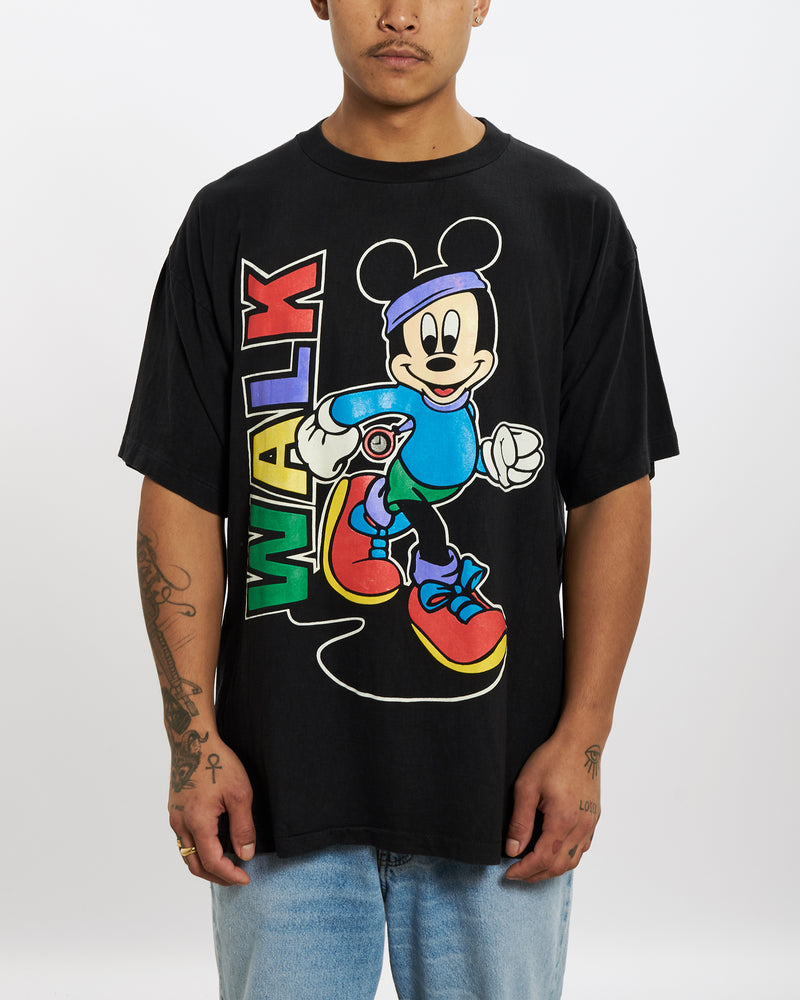 Vintage 90s Mickey Mouse Tee <br>XL , The Real Deal , newtown, sydney, australia, thrift store, opshop, preloved, secondhand, sustainable, retro, antique, 70s, 80s, 90s, 2000s, 00s, fashion, clothing, streetwear, trendy, garment, style, boutique, store, shop, archive, sale, cheap, best, top