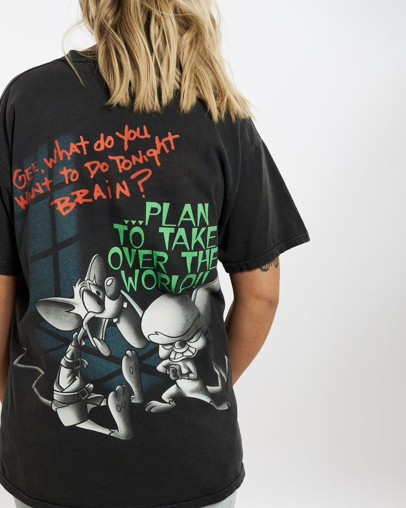 Vintage 1995 Pinky and The Brain Tee <br>M