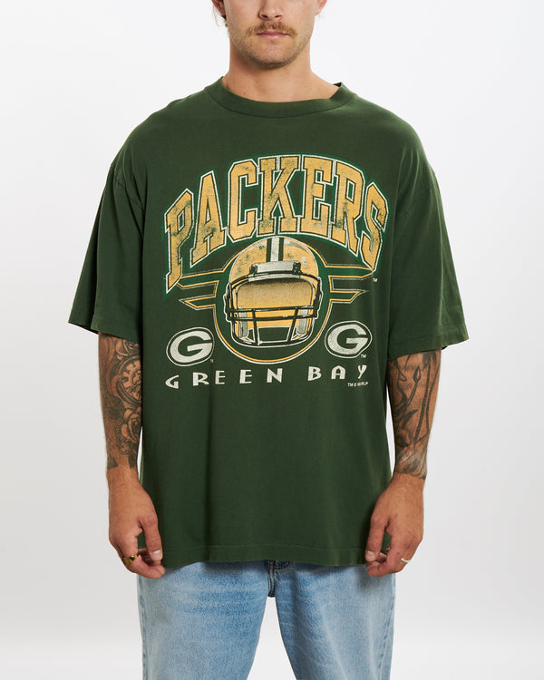 Vintage 1995 Green Bay Packers Tee <br>XL , The Real Deal , newtown, sydney, australia, thrift store, opshop, preloved, secondhand, sustainable, retro, antique, 70s, 80s, 90s, 2000s, 00s, fashion, clothing, streetwear, trendy, garment, style, boutique, store, shop, archive, sale, cheap, best, top