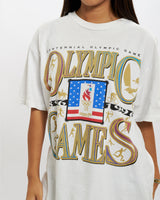 Vintage 1996 Atlanta Olympics Tee <br>M , The Real Deal , newtown, sydney, australia, thrift store, opshop, preloved, secondhand, sustainable, retro, antique, 70s, 80s, 90s, 2000s, 00s, fashion, clothing, streetwear, trendy, garment, style, boutique, store, shop, archive, sale, cheap, best, top