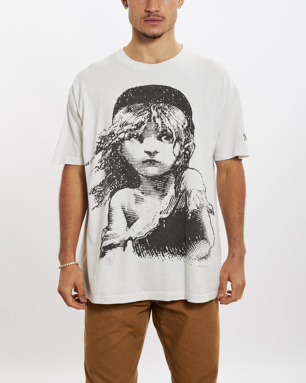 Vintage 90s Les Miserables Tee <br>L