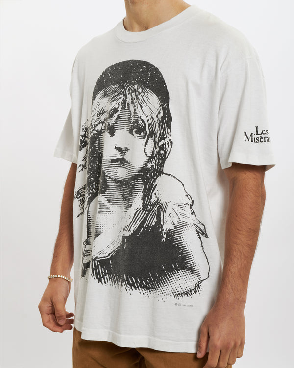 Vintage 90s Les Miserables Tee <br>L