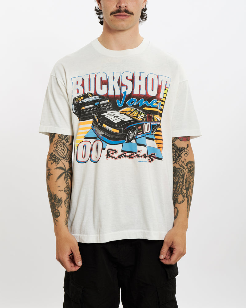 Vintage 80s 'Buckshot Jones' Racing Tee <br>L