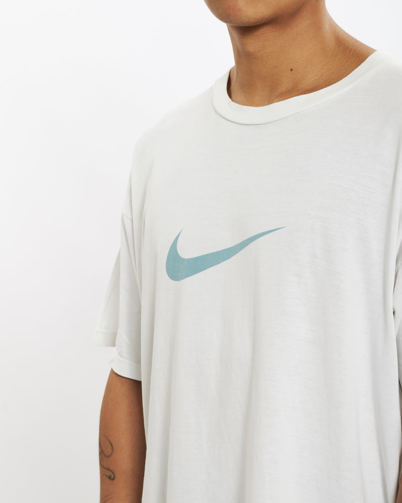 Vintage 90s Nike Centre Swoosh Tee <br>XL , The Real Deal , newtown, sydney, australia, thrift store, opshop, preloved, secondhand, sustainable, retro, antique, 70s, 80s, 90s, 2000s, 00s, fashion, clothing, streetwear, trendy, garment, style, boutique, store, shop, archive, sale, cheap, best, top