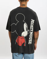 Vintage 90s Mickey Mouse Tee <br>XL , The Real Deal , newtown, sydney, australia, thrift store, opshop, preloved, secondhand, sustainable, retro, antique, 70s, 80s, 90s, 2000s, 00s, fashion, clothing, streetwear, trendy, garment, style, boutique, store, shop, archive, sale, cheap, best, top