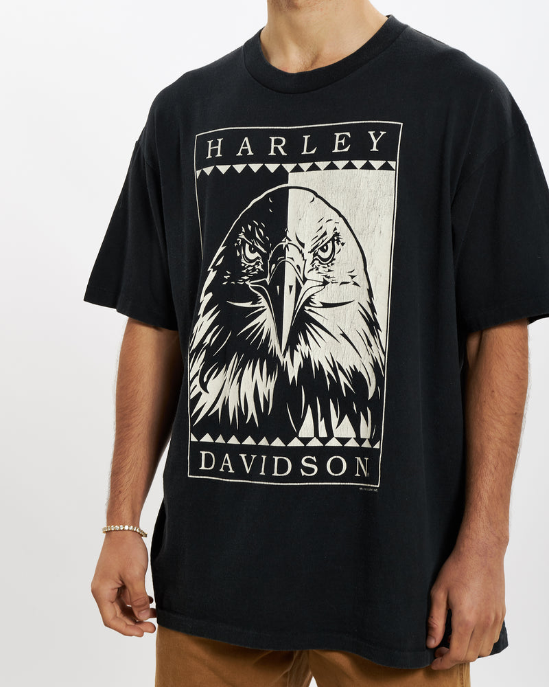 Vintage 1991 Harley Davidson Eagle Tee <br>L