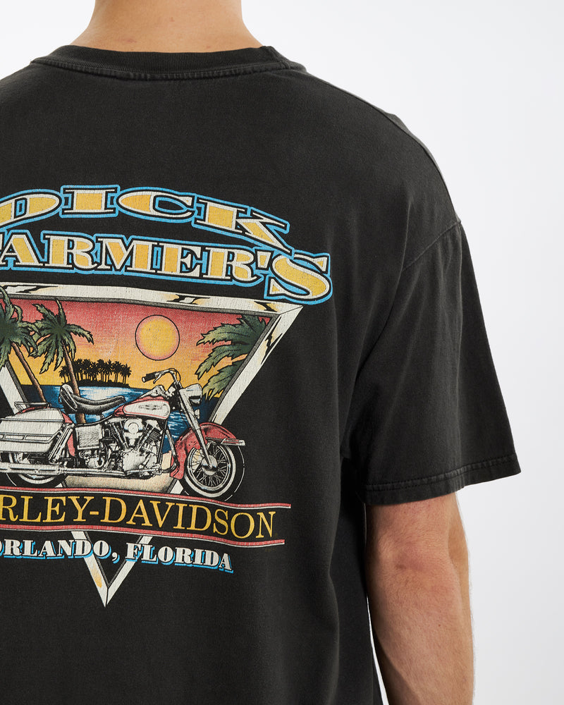 Vintage 1998 Harley Davidson 'Orlando, Florida' Tee <br>L