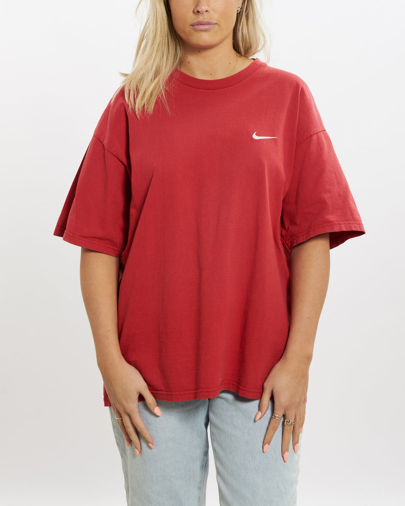 Vintage 90s Nike Heavyweight 'Mini Swoosh' Tee <br>M