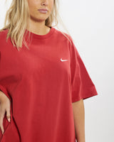 Vintage 90s Nike Heavyweight 'Mini Swoosh' Tee <br>M