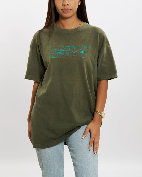 Vintage 90s DKNY Embroidered Tee <br>M