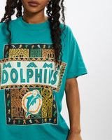 Vintage 1993 Miami Dolphins Tee <br>S , The Real Deal , newtown, sydney, australia, thrift store, opshop, preloved, secondhand, sustainable, retro, antique, 70s, 80s, 90s, 2000s, 00s, fashion, clothing, streetwear, trendy, garment, style, boutique, store, shop, archive, sale, cheap, best, top