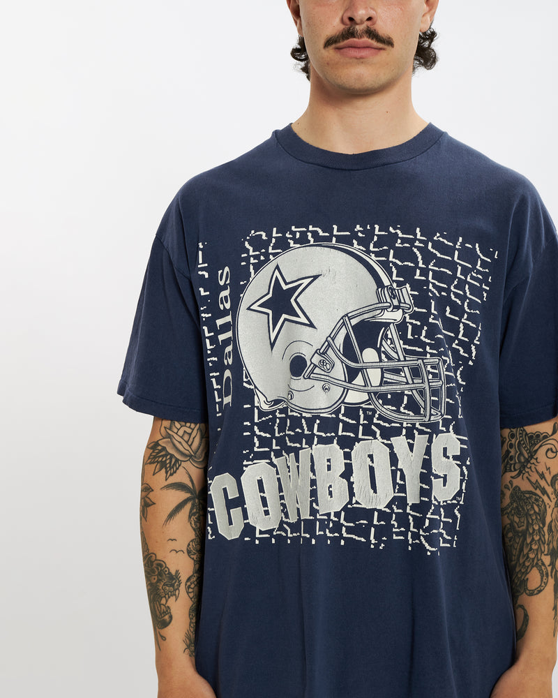 Vintage 90s Dallas Cowboys Tee <br>L , The Real Deal , newtown, sydney, australia, thrift store, opshop, preloved, secondhand, sustainable, retro, antique, 70s, 80s, 90s, 2000s, 00s, fashion, clothing, streetwear, trendy, garment, style, boutique, store, shop, archive, sale, cheap, best, top