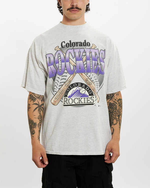 Vintage 1997 Colorado Rockies Tee <br>L , The Real Deal , newtown, sydney, australia, thrift store, opshop, preloved, secondhand, sustainable, retro, antique, 70s, 80s, 90s, 2000s, 00s, fashion, clothing, streetwear, trendy, garment, style, boutique, store, shop, archive, sale, cheap, best, top