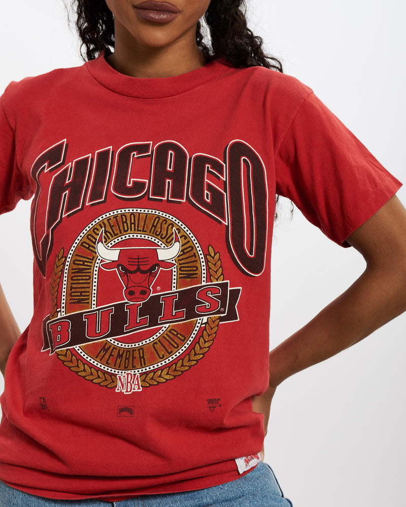 Vintage 90s Chicago Bulls Tee <br>XS , The Real Deal , newtown, sydney, australia, thrift store, opshop, preloved, secondhand, sustainable, retro, antique, 70s, 80s, 90s, 2000s, 00s, fashion, clothing, streetwear, trendy, garment, style, boutique, store, shop, archive, sale, cheap, best, top