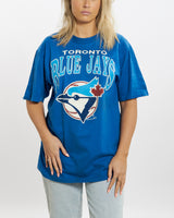 Vintage 1989 Toronto Blue Jays Tee <br>M , The Real Deal , newtown, sydney, australia, thrift store, opshop, preloved, secondhand, sustainable, retro, antique, 70s, 80s, 90s, 2000s, 00s, fashion, clothing, streetwear, trendy, garment, style, boutique, store, shop, archive, sale, cheap, best, top