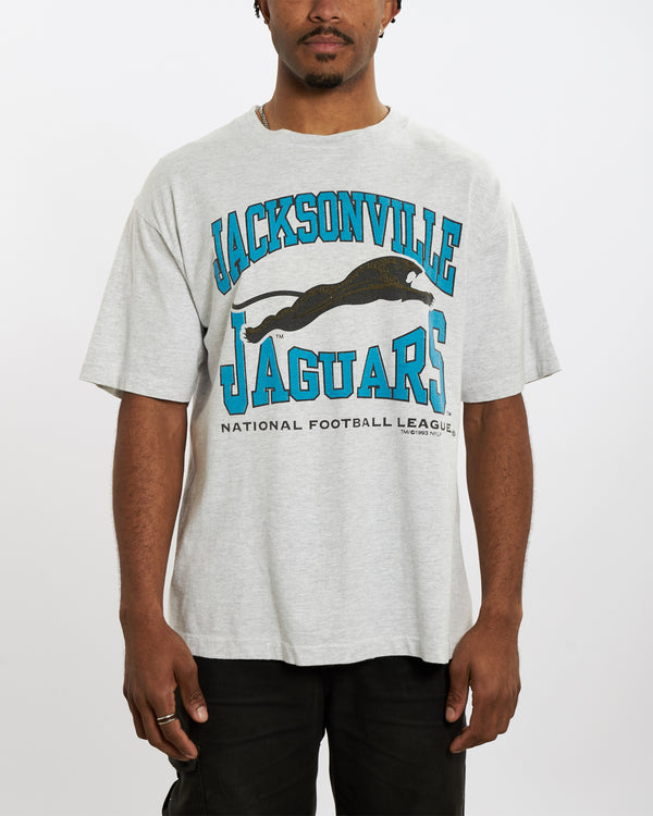 Vintage 1993 Jacksonville Jaguars Tee <br>L , The Real Deal , newtown, sydney, australia, thrift store, opshop, preloved, secondhand, sustainable, retro, antique, 70s, 80s, 90s, 2000s, 00s, fashion, clothing, streetwear, trendy, garment, style, boutique, store, shop, archive, sale, cheap, best, top