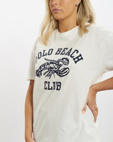 Vintage 90s Polo Sport 'Beach Club' Tee <br>M