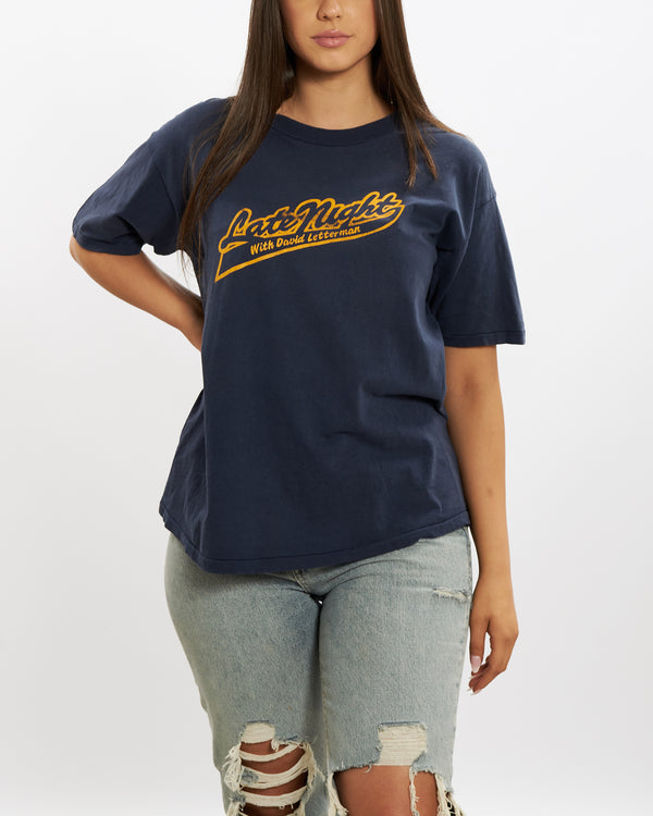 Vintage 90s Late Night with David Letterman Tee <br>M