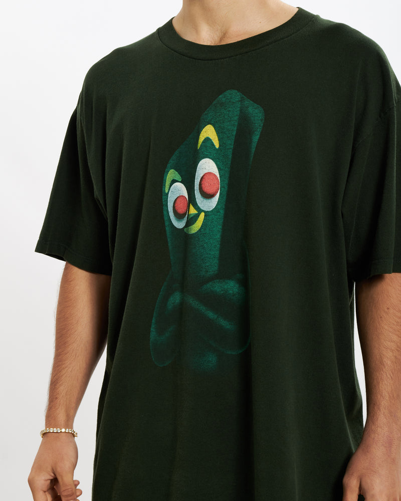 Vintage 90s Gumby Tee <br>L , The Real Deal , newtown, sydney, australia, thrift store, opshop, preloved, secondhand, sustainable, retro, antique, 70s, 80s, 90s, 2000s, 00s, fashion, clothing, streetwear, trendy, garment, style, boutique, store, shop, archive, sale, cheap, best, top