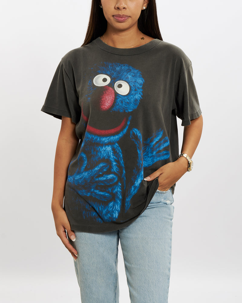 Vintage 90s Sesame Street 'Grover' Tee <br>M