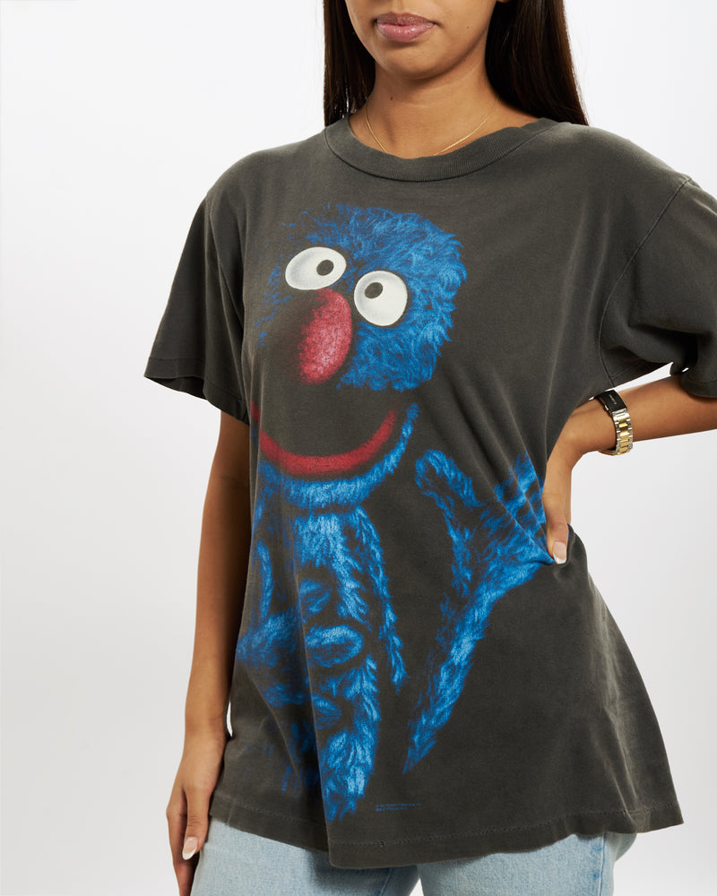 Vintage 90s Sesame Street 'Grover' Tee <br>M