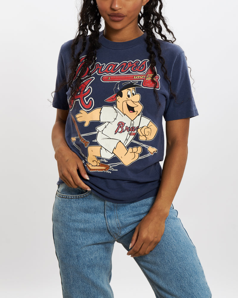 Vintage 1994 Atlanta Baves x The Flintstones Tee <br>XXS