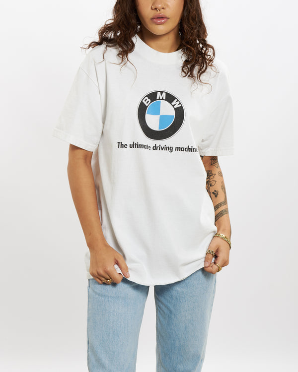 Vintage 90s BMW Tee <br>S , The Real Deal , newtown, sydney, australia, thrift store, opshop, preloved, secondhand, sustainable, retro, antique, 70s, 80s, 90s, 2000s, 00s, fashion, clothing, streetwear, trendy, garment, style, boutique, store, shop, archive, sale, cheap, best, top