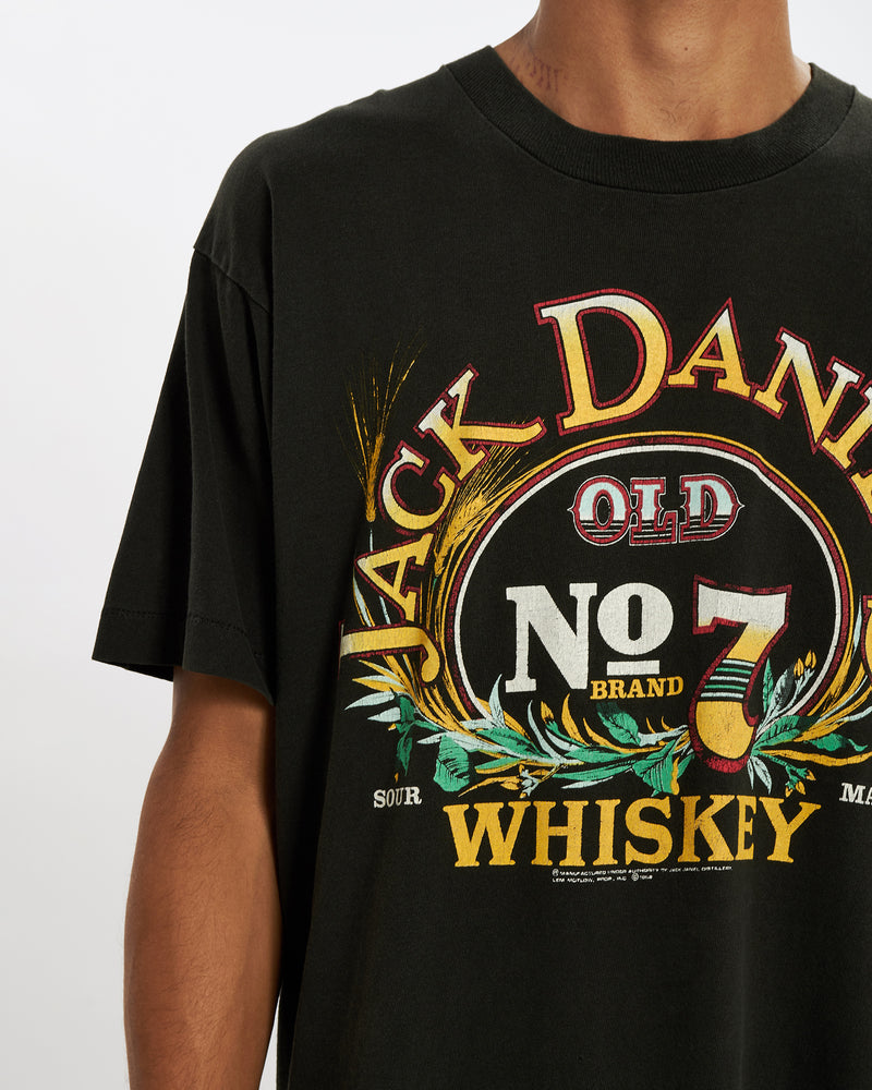 Vintage 1988 Jack Daniels Tee <br>XL , The Real Deal , newtown, sydney, australia, thrift store, opshop, preloved, secondhand, sustainable, retro, antique, 70s, 80s, 90s, 2000s, 00s, fashion, clothing, streetwear, trendy, garment, style, boutique, store, shop, archive, sale, cheap, best, top