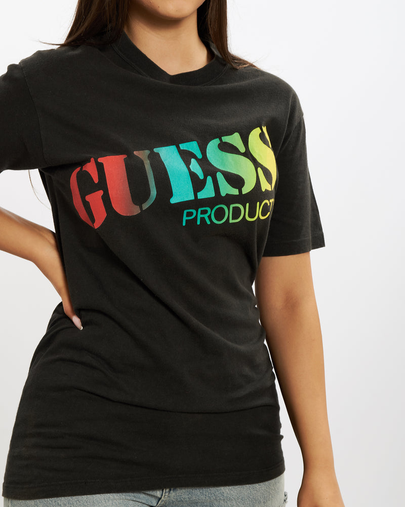 Vintage 90s Guess Spell Out Tee <br>M , The Real Deal , newtown, sydney, australia, thrift store, opshop, preloved, secondhand, sustainable, retro, antique, 70s, 80s, 90s, 2000s, 00s, fashion, clothing, streetwear, trendy, garment, style, boutique, store, shop, archive, sale, cheap, best, top