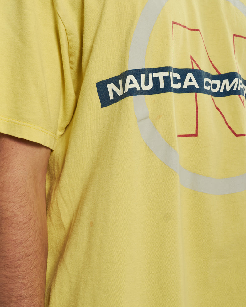 Vintage 90s Nautica Competition Tee <br>L , The Real Deal , newtown, sydney, australia, thrift store, opshop, preloved, secondhand, sustainable, retro, antique, 70s, 80s, 90s, 2000s, 00s, fashion, clothing, streetwear, trendy, garment, style, boutique, store, shop, archive, sale, cheap, best, top