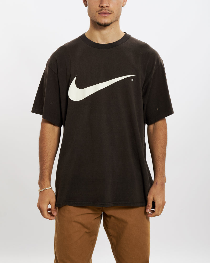 Vintage 90s Nike Big Swoosh Tee <br>L