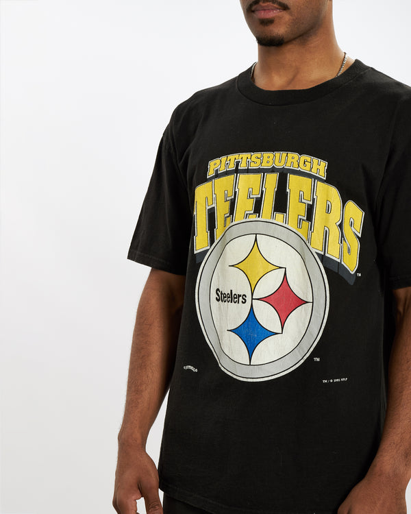 Vintage 1995 Pittsburgh Steelers Tee <br>L , The Real Deal , newtown, sydney, australia, thrift store, opshop, preloved, secondhand, sustainable, retro, antique, 70s, 80s, 90s, 2000s, 00s, fashion, clothing, streetwear, trendy, garment, style, boutique, store, shop, archive, sale, cheap, best, top