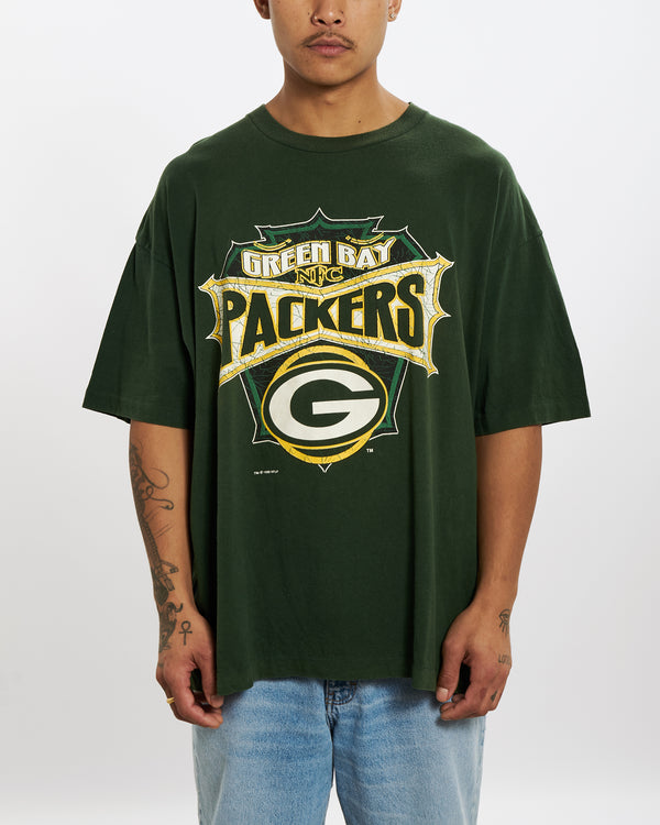 Vintage 1996 Green Bay Packers Tee <br>XL , The Real Deal , newtown, sydney, australia, thrift store, opshop, preloved, secondhand, sustainable, retro, antique, 70s, 80s, 90s, 2000s, 00s, fashion, clothing, streetwear, trendy, garment, style, boutique, store, shop, archive, sale, cheap, best, top